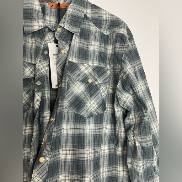 Basin + Range Men's Silver King Quick-Dry Plaid Shirt, M - Picture 3 of 5